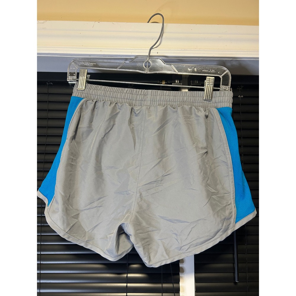 Under Armour Athletic Shorts Women Sm Gray Blue Mesh Lined Running Style 1271543